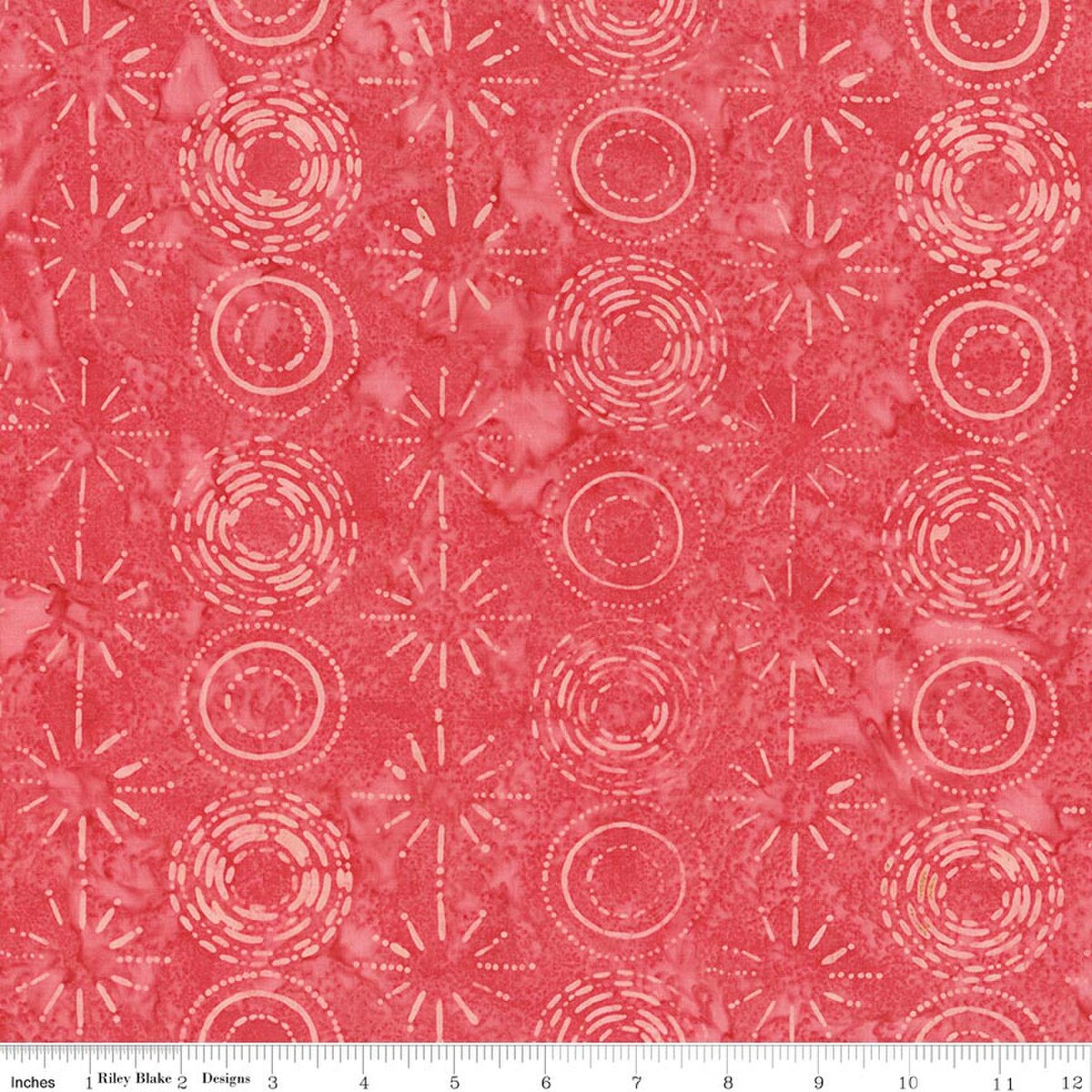 Batiks Stellar BT23874-194 Watermelon Fran Gulick Riley Blake Half Yard