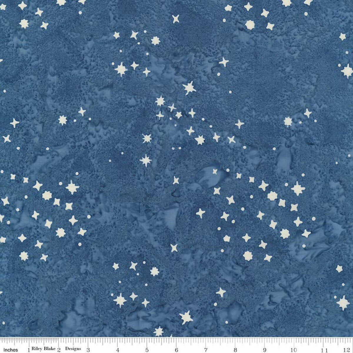 Batiks Stellar BT23876-293 Blueprint Matte Fran Gulick Riley Blake Half Yard