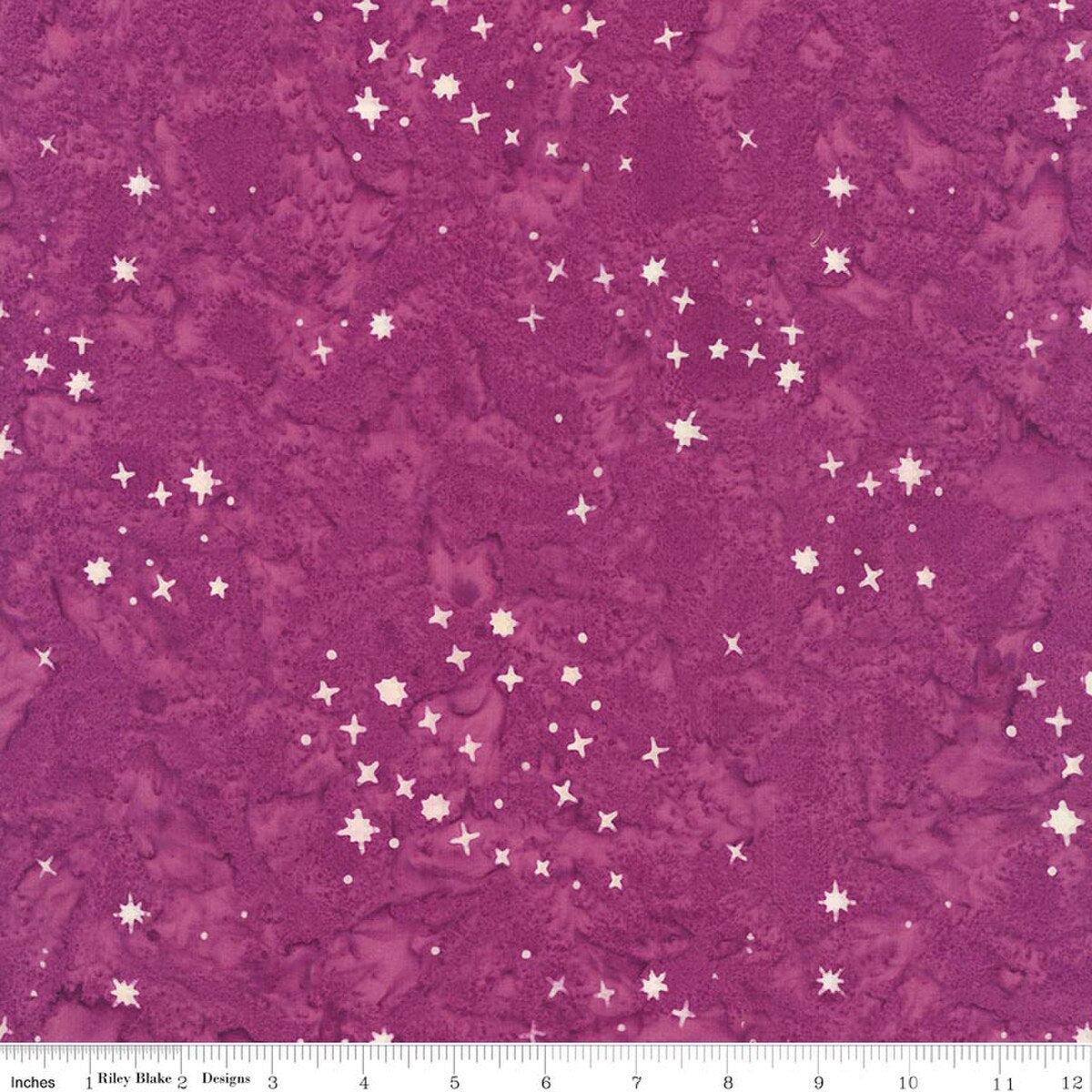 Batiks Stellar BT23876-575 Iris Fran Gulick Riley Blake Half Yard