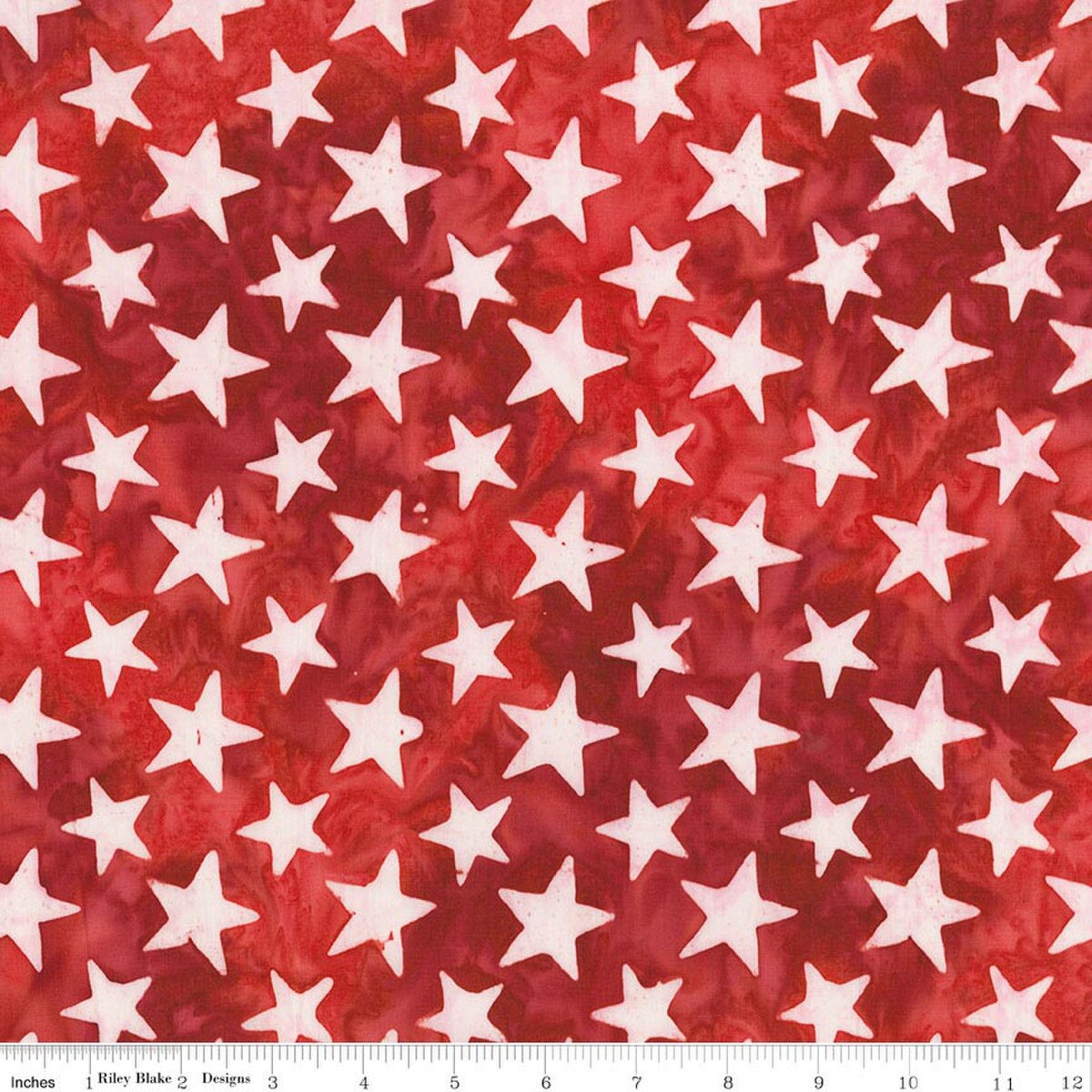 Batiks Spark of Celebration Liberty BT23911-214 Crimson Riley Blake Half Yard