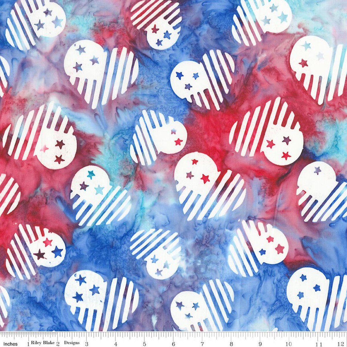 Batiks Spark of Celebration Liberty BT23914-223 Fireworks Riley Blake Half Yard