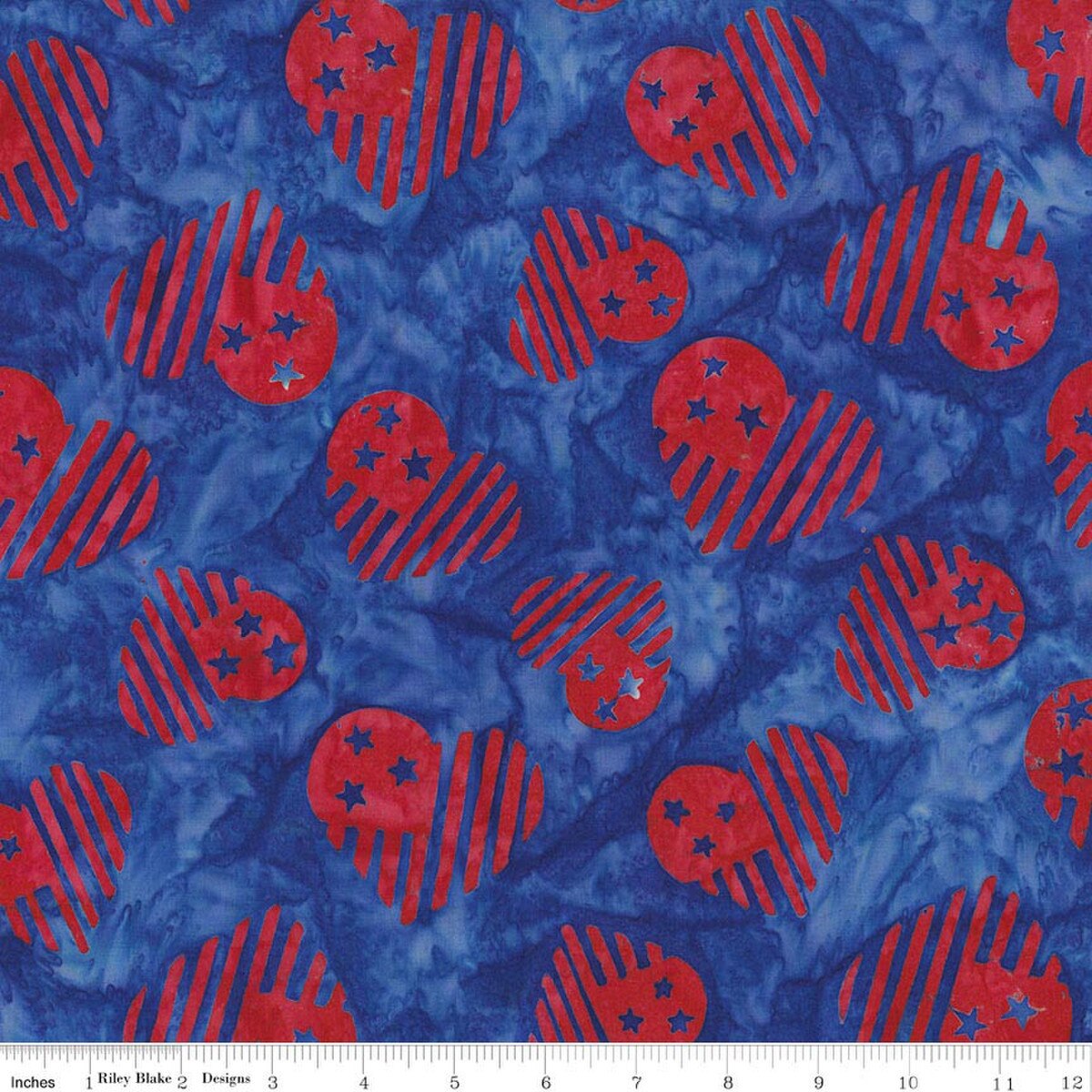 Batiks Spark of Celebration Liberty BT23914-302 Kaleidoscope Riley Blake Half Yard