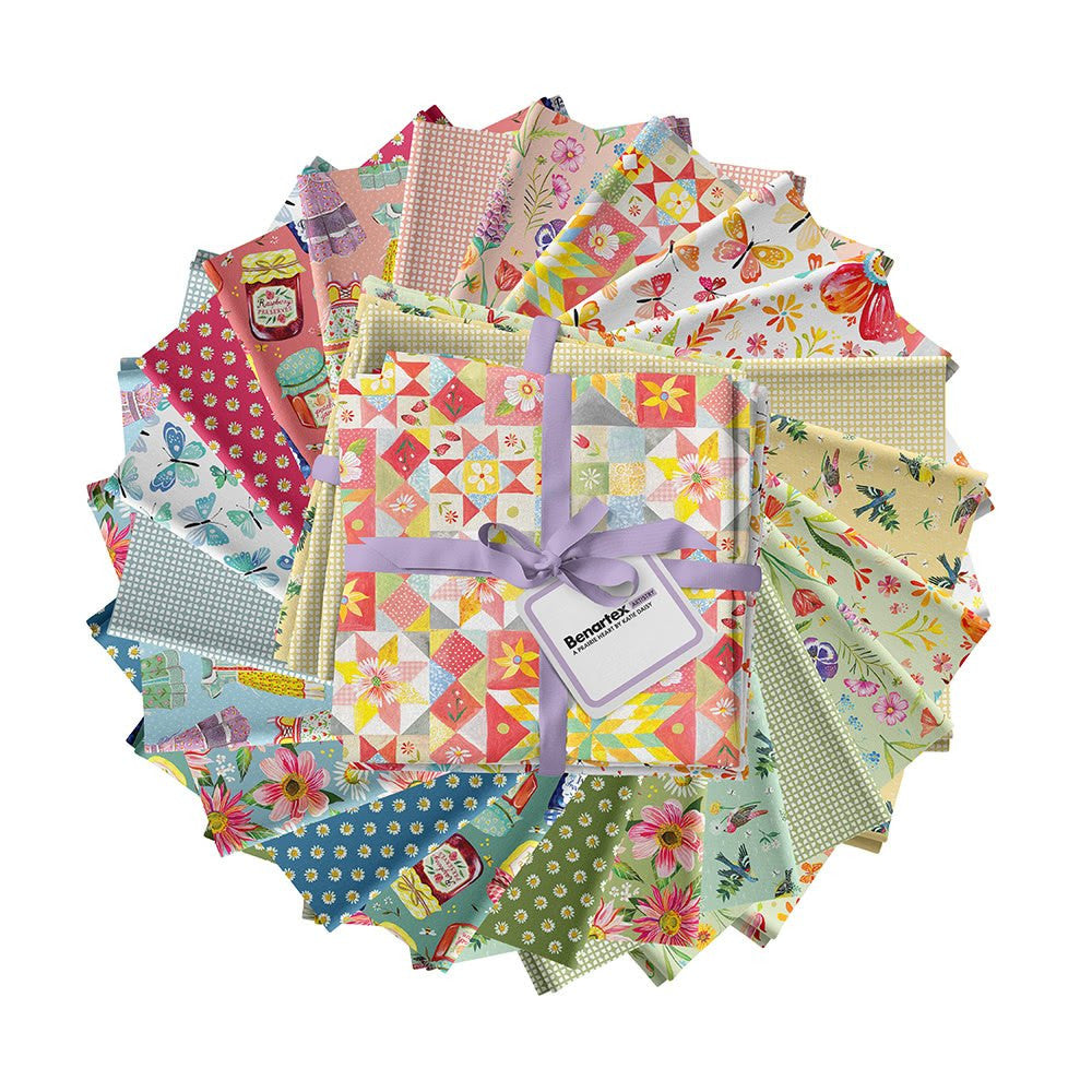 A Prairie Heart 22pc Fat Quarter Bundle Katie Daisy Benartex FQAPHPK