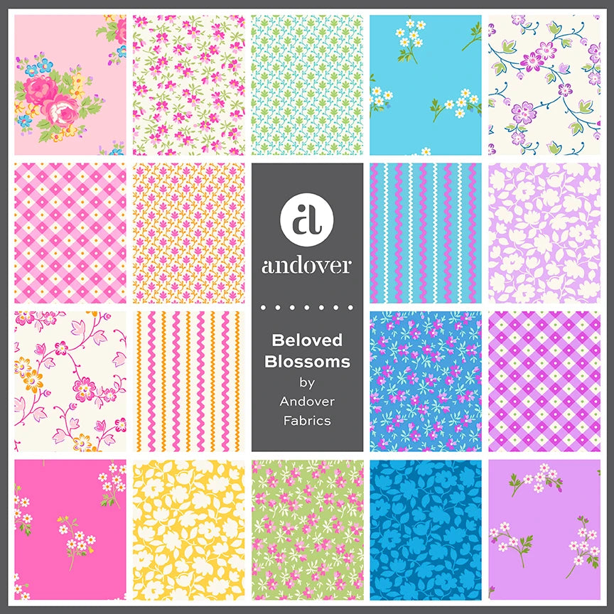 Beloved Blossoms 26 Fat Quarter FQ-BELO-26 Andover