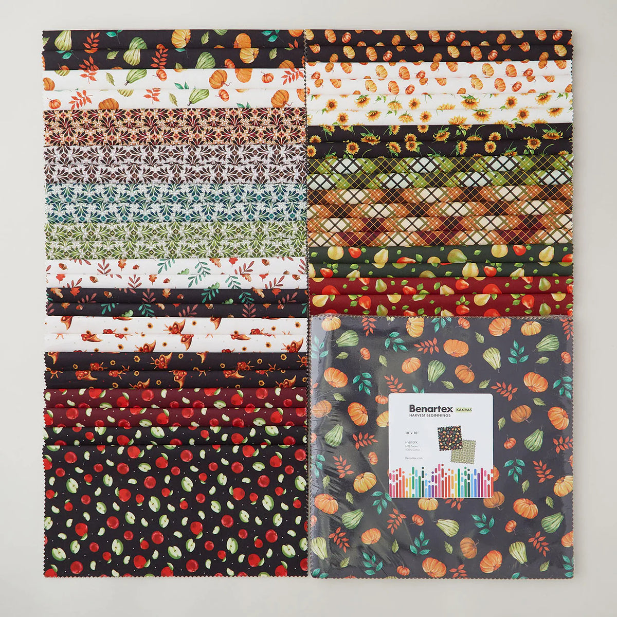 Harvest Beginnings HVB10PK 10X10 Pack Benartex