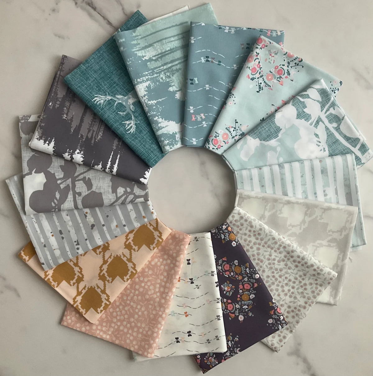 Blithe Arcadia Bliss Shine BLI-75600 Katarina Roccella Art Gallery Half Yard