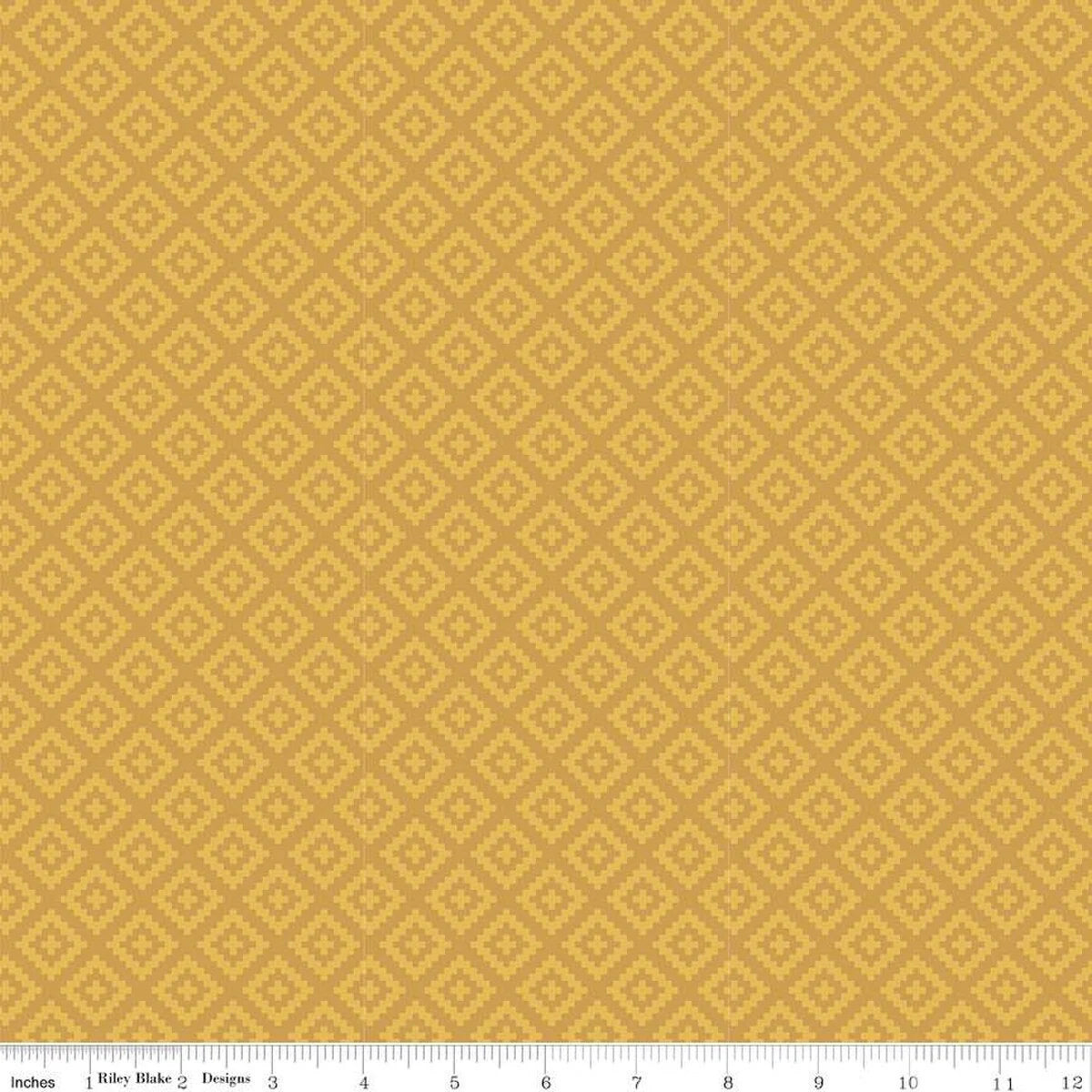 National Parks C15099­-GOLDEN Diamonds Golden Anderson Riley Blake Half Yard