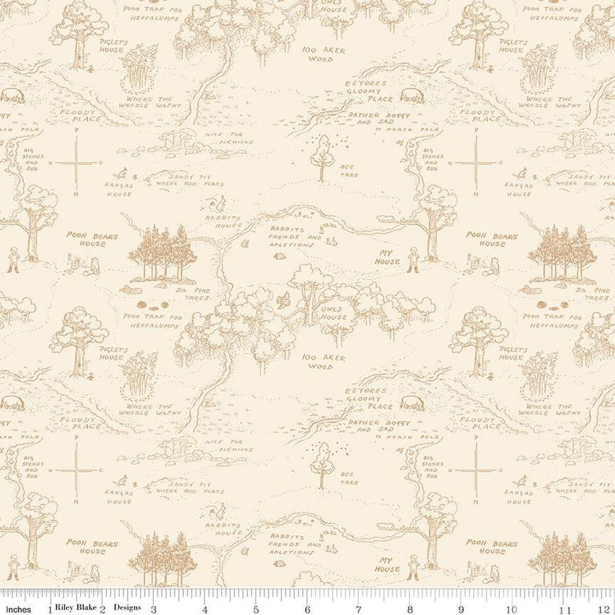 6 Half Yard Bundle Winnie the Pooh Collection Riley Blake 116H