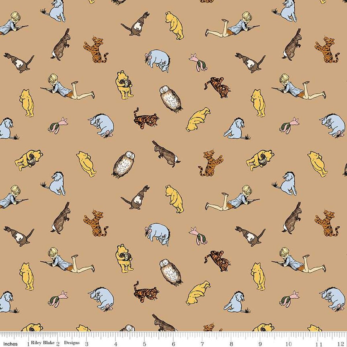 6 Half Yard Bundle Winnie the Pooh Collection Riley Blake 116H