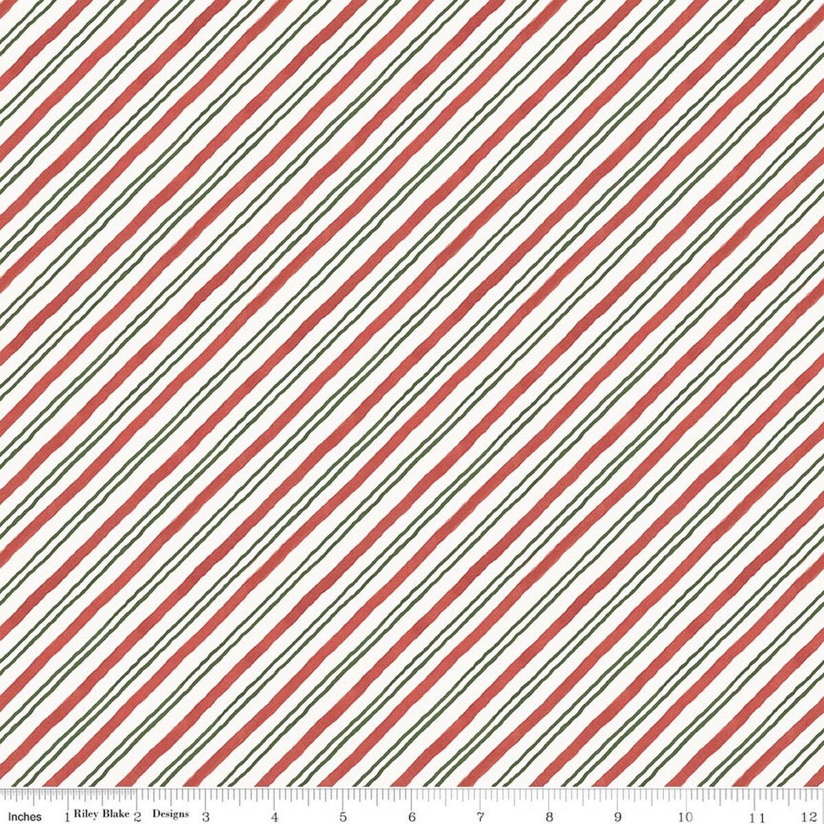 Holiday Spirit C17465-MULTI Stripes Multi Lisa Audit Riley Blake Half Yard