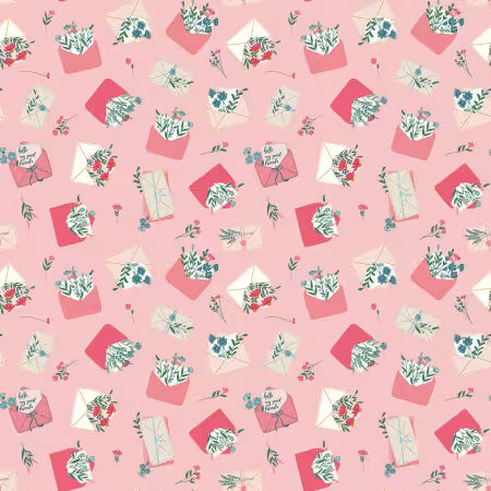 Correspondence Letters Frosting Beverly McCullough C17561R-FROSTING Half Yard