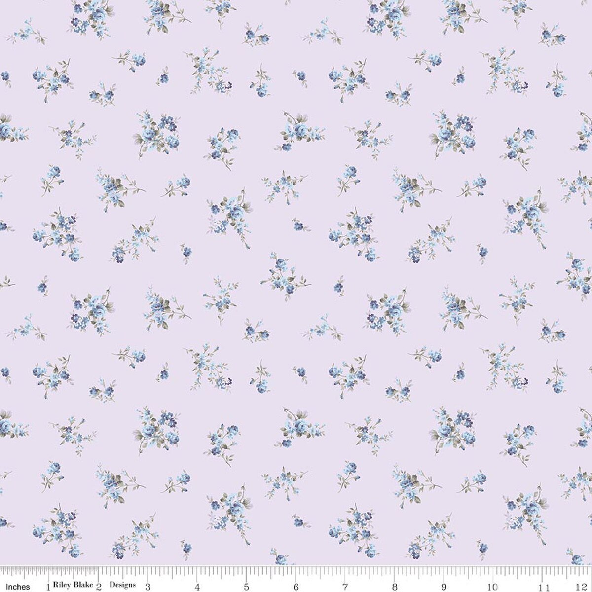Daybreak on the Prairie Garden Bouquet Purple C17683-PURPLE Half Yard