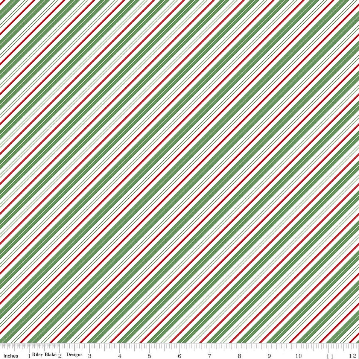 8 Fat Quarter Bundle Claus & Co WHITE Riley Blake 65M