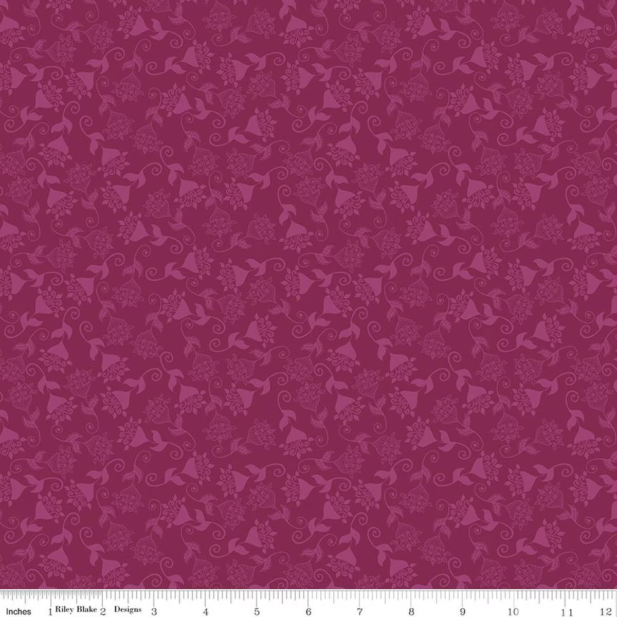 Where the Wild Flowers Are C18253-FUCHSIA Whimsy Fuchsia Judi Madsen Riley Blake Half Yard