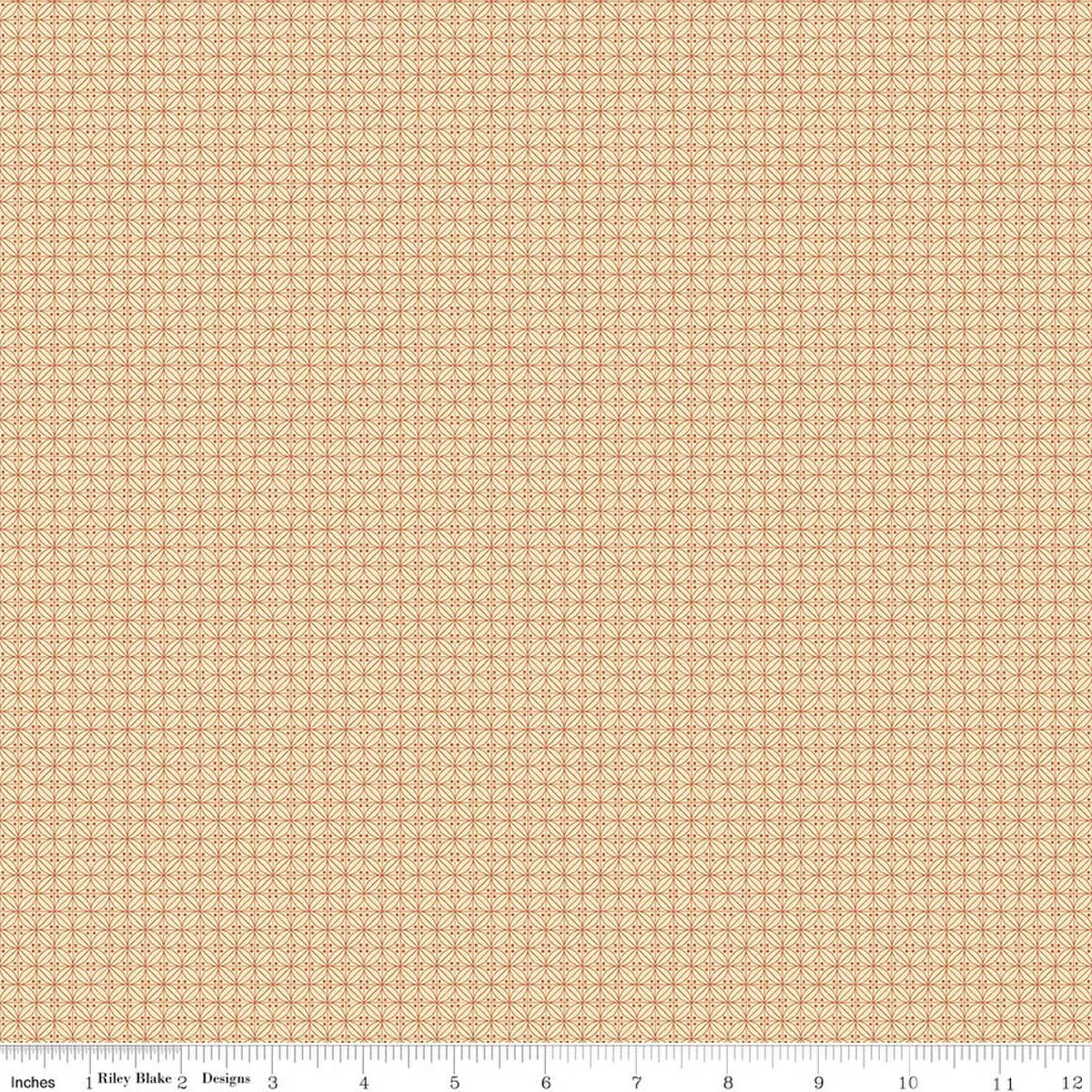 Where the Wild Flowers Are C18255-VANILLA Buttons Vanilla Judi Madsen Riley Blake Half Yard