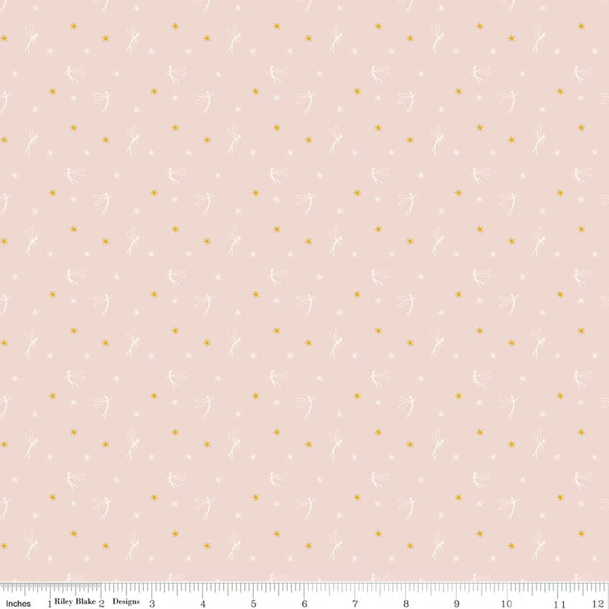 Story Land Fairy Lights Pink C18305-PINK Sarah Jane Riley Blake Half Yard