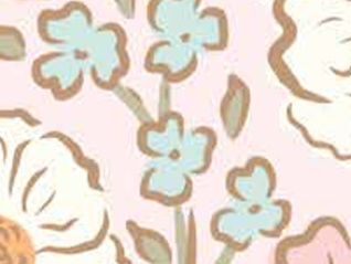 Little Posies Main Pink C18320-PINK Cayla Naylor Riley Blake Half Yard