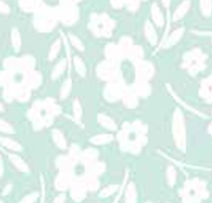 Little Posies Floral Aqua C18322-AQUA Cayla Naylor Riley Blake Half Yard