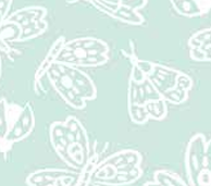 Little Posies Butterflies Aqua C18323­-AQUA Cayla Naylor Riley Blake C18323­-AQUA Half Yard