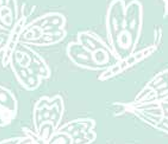 Little Posies Butterflies Aqua C18323­-AQUA Cayla Naylor Riley Blake C18323­-AQUA Half Yard