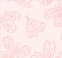 Little Posies Butterflies Pink C18323-PINK Cayla Naylor Riley Blake Half Yard