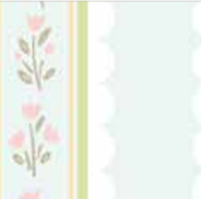 Little Posies Stripes Powder C18324-POWDER Cayla Naylor Riley Blake Half Yard