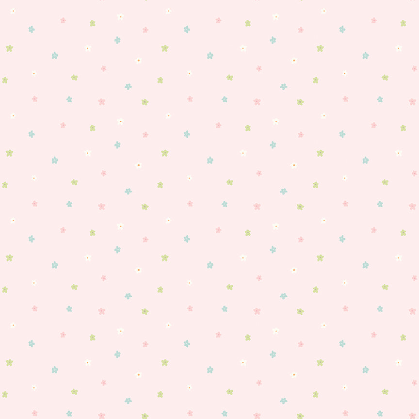 Little Posies Ditsy Pink C18326-PINK Cayla Naylor Riley Blake Half Yard