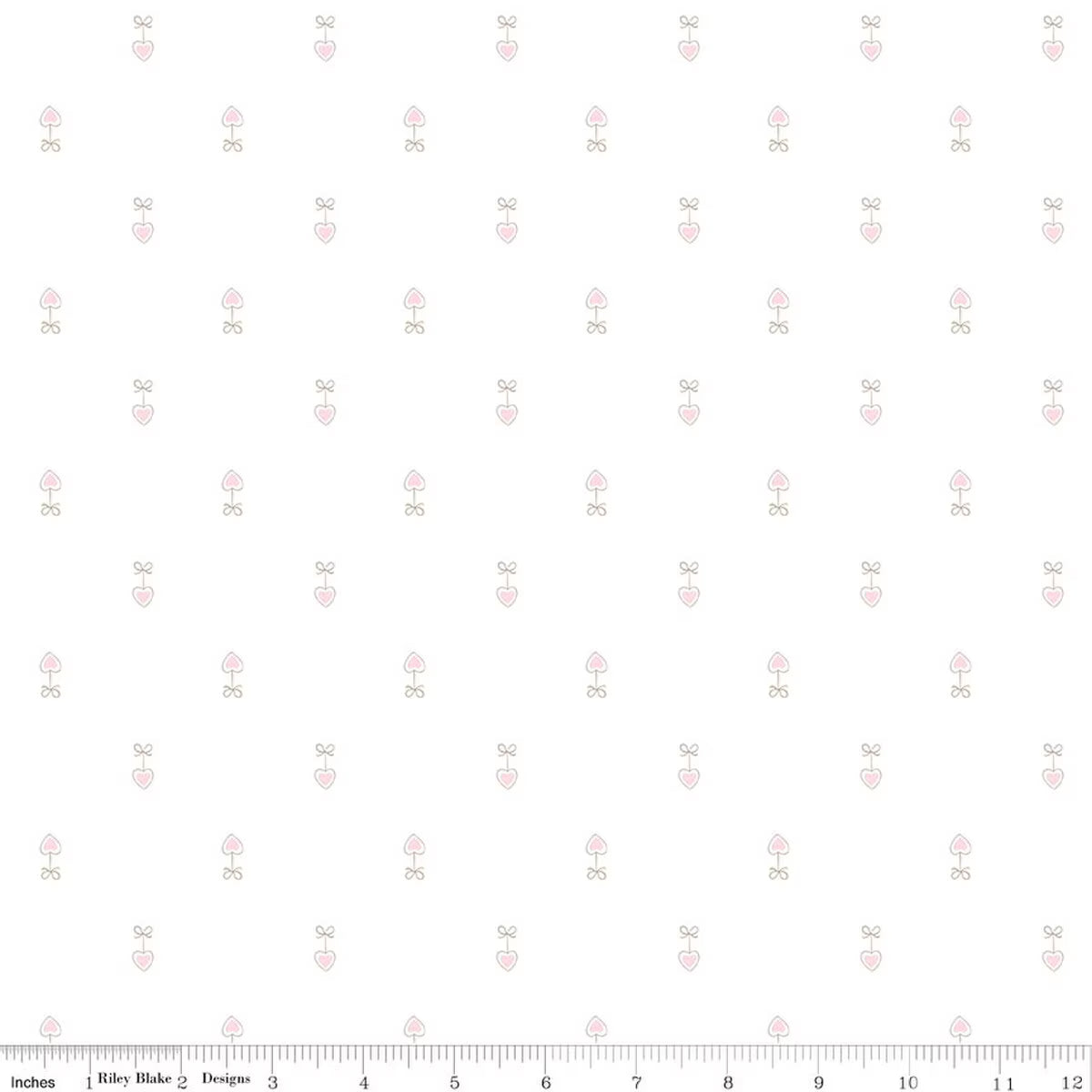 Hush Hush 6 Heart on a String C18354-HEART Melissa Mortenson Riley Blake Half Yard
