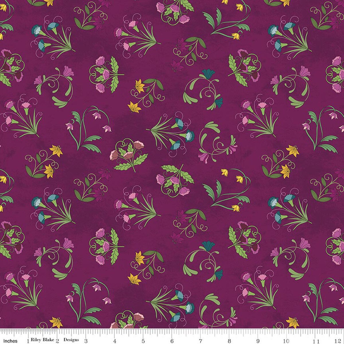 Amethyst & Ivy Main Amethyst Jill Finley Riley Blake Designs C18620­-AMETHYST Half Yard