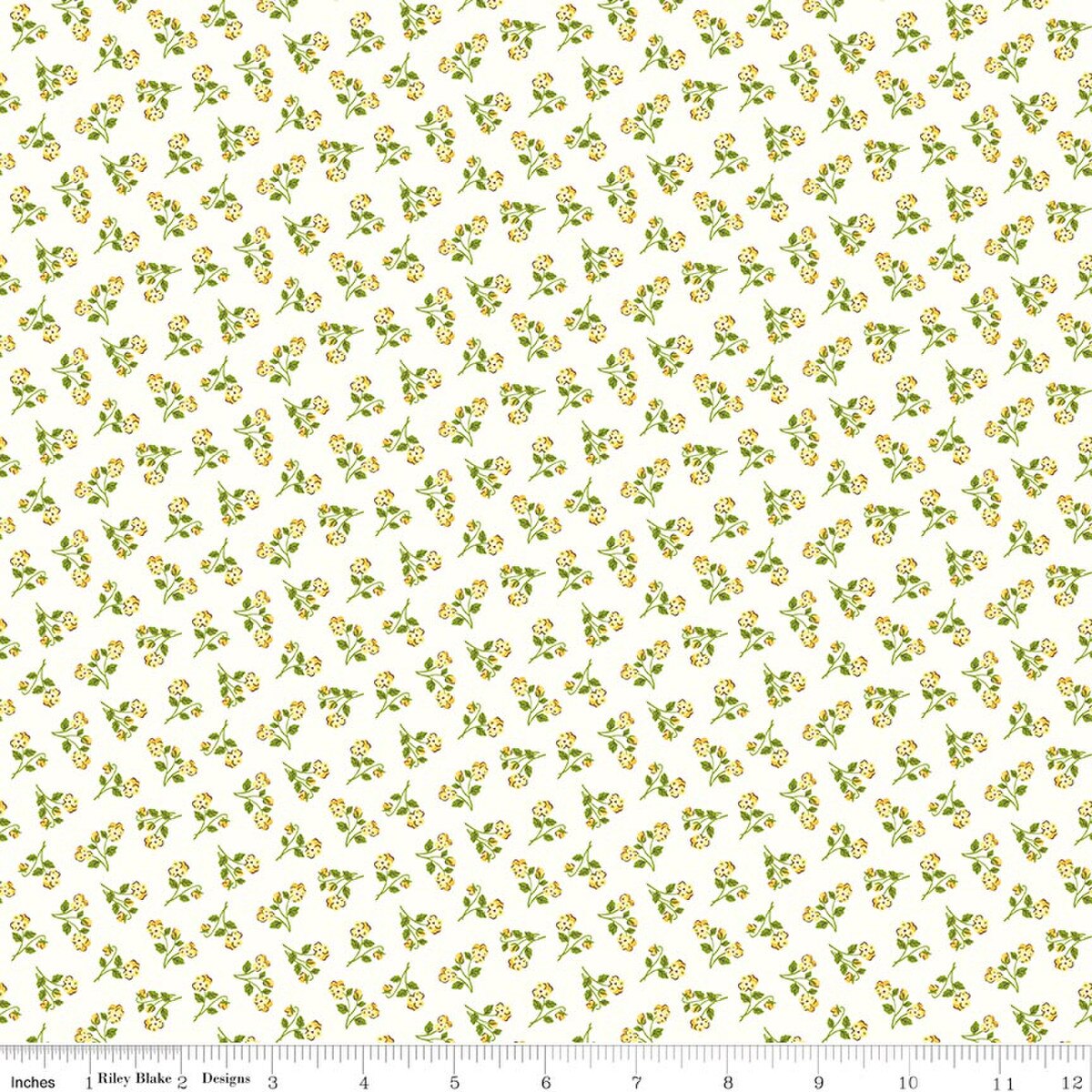 Peter Rabbit™ Spring Pansies Beatrix Potter Riley Blake C18752-CLOUD Half Yard