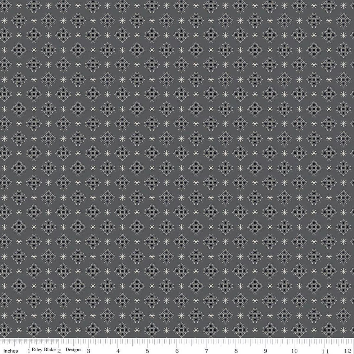 Pumpkin & Licorice C18794­-SHADOW Starshine Shadow Lori Holt Riley Blake Half Yard