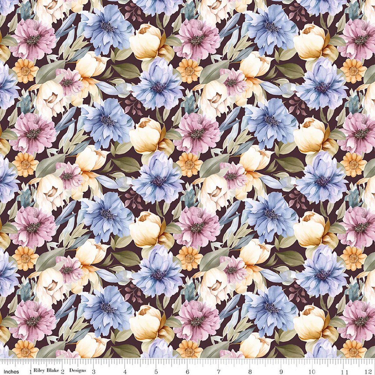 Twilight on the Prairie Main C18850-SANGRIA Modern Prairie Riley Blake Half Yard