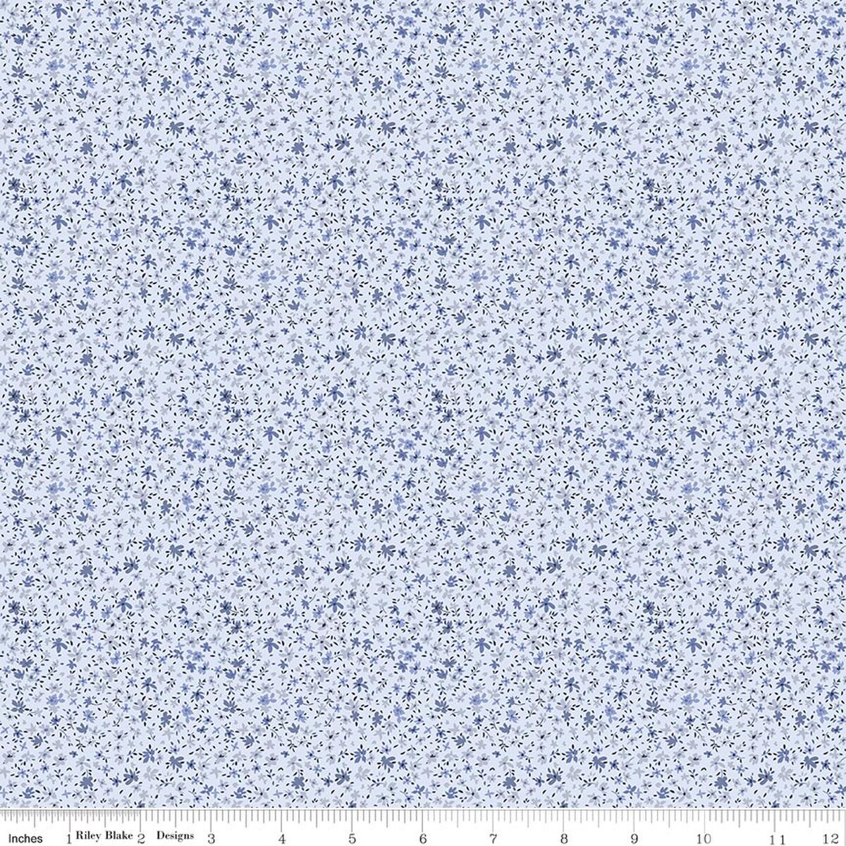 Twilight on the Prairie Ditsy C18853-HAZE Modern Prairie Riley Blake Half Yard