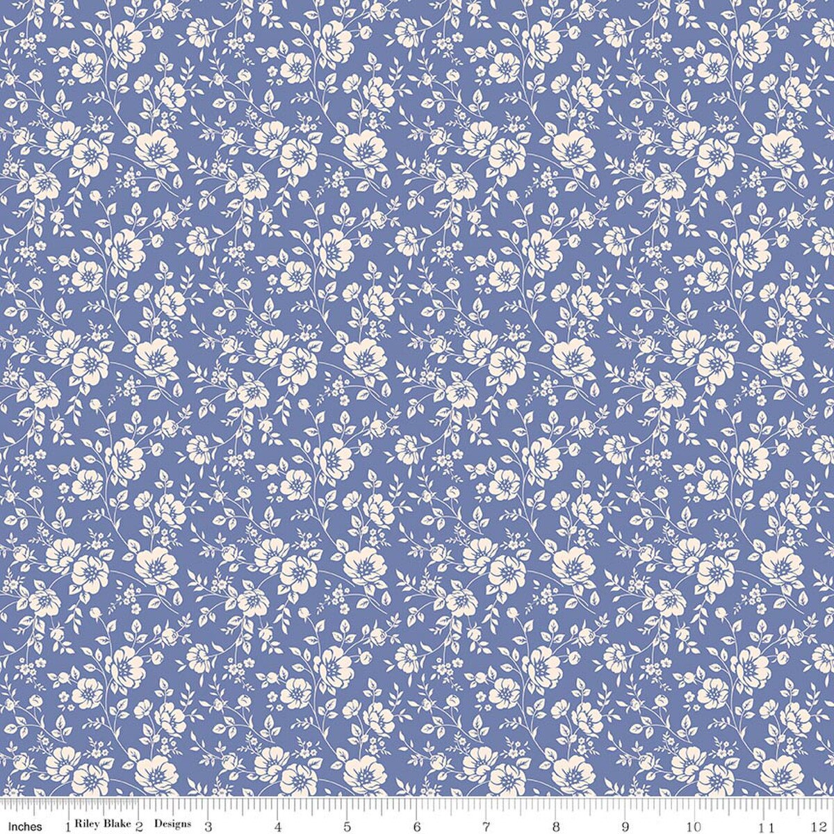 Twilight on the Prairie Silhouettes C18855-PERIWINKLE Modern Prairie Riley Blake Half Yard