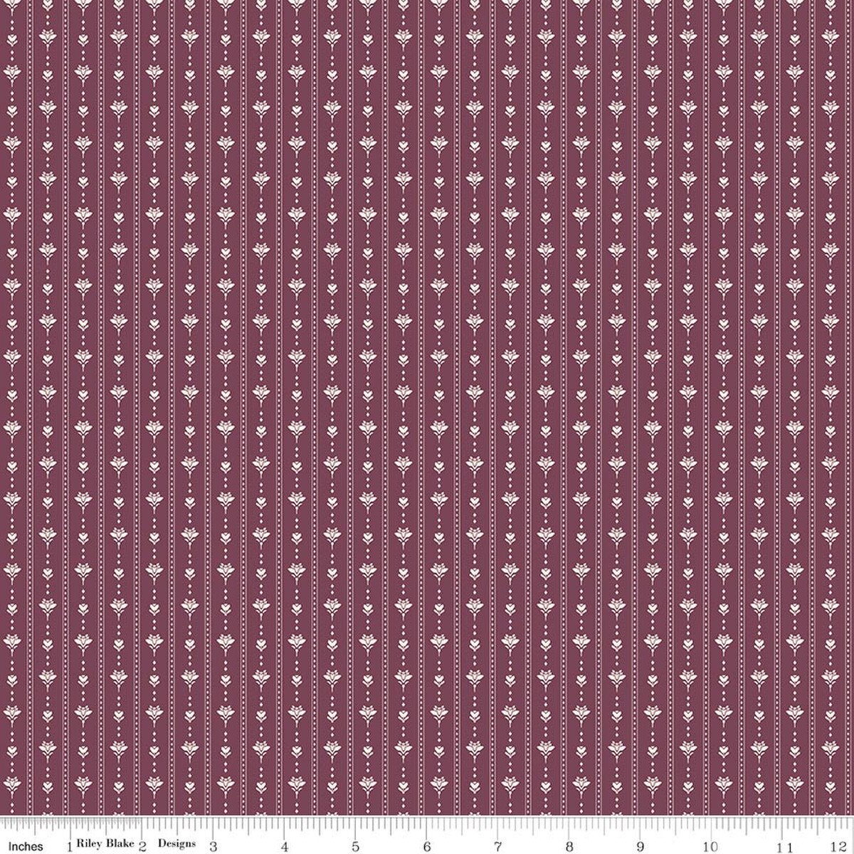 Twilight on the Prairie Stripes C18857-BURGUNDY Modern Prairie Riley Blake Half Yard