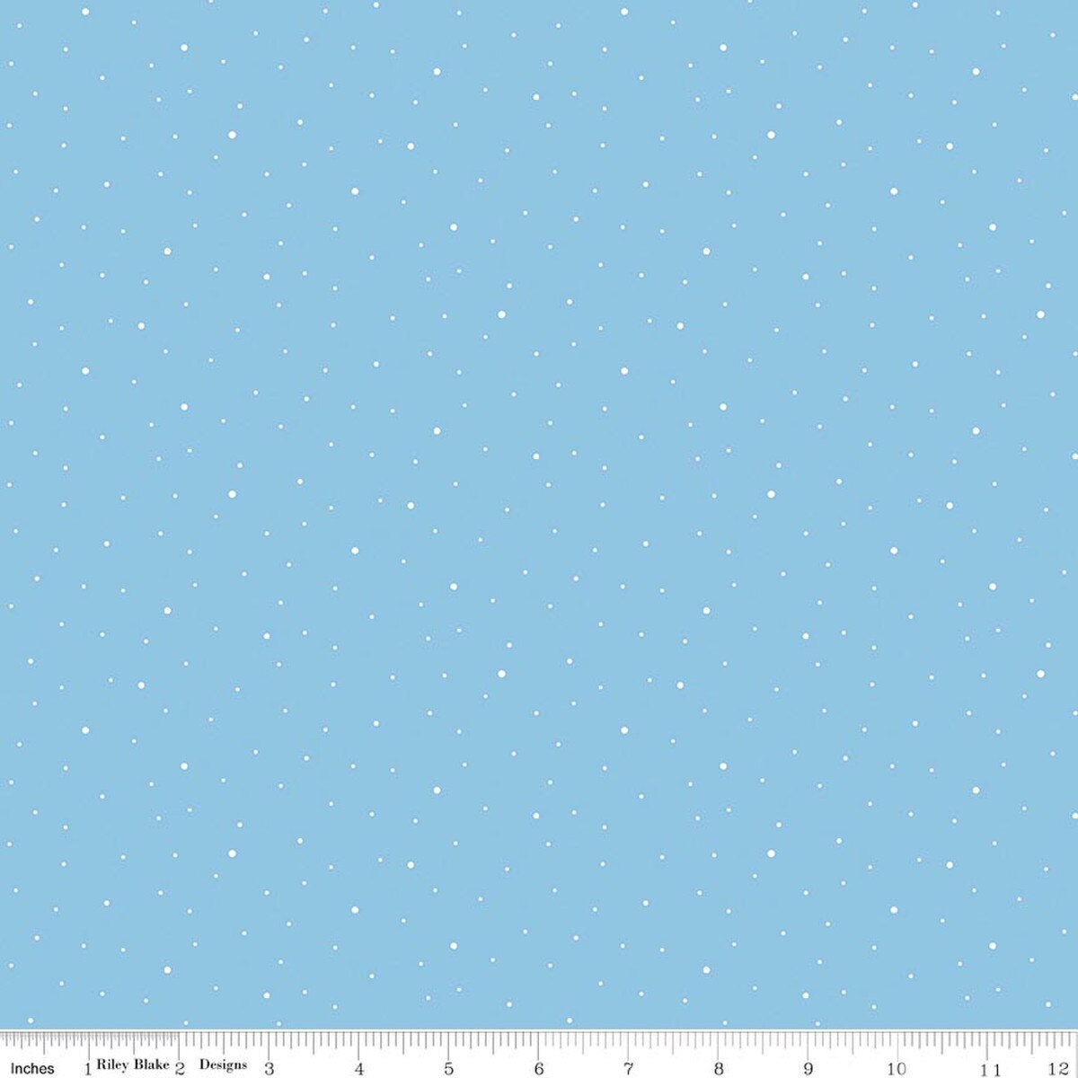 Dapple Dot Boy Blue C640-BOYBLUE Riley Blake Half Yard