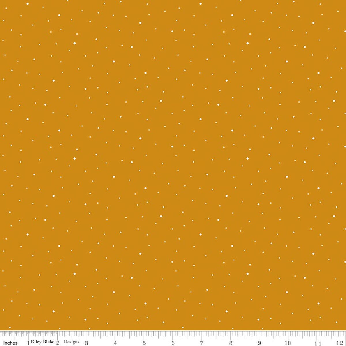 Dapple Dot Butterscotch C640-BUTTERSCOTCH Riley Blake Half Yard