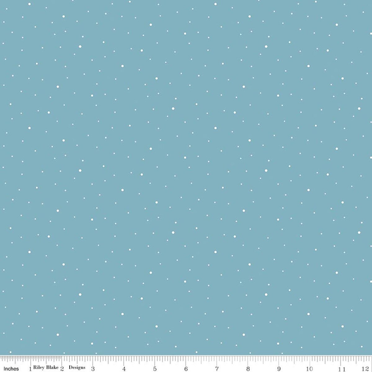 Dapple Dot Cornflower C640-CORNFLOWER Riley Blake Half Yard