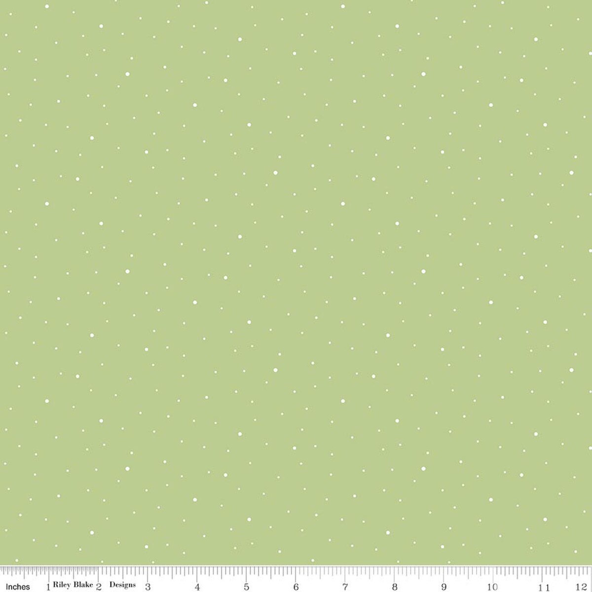 Dapple Dot Honeydew C640-HONEYDEW Riley Blake Half Yard