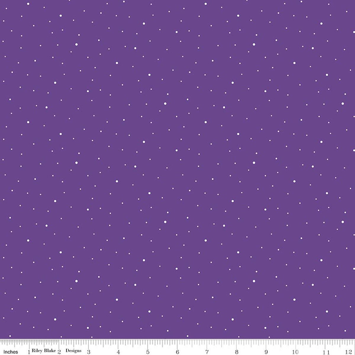 Dapple Dot Iris C640-IRIS Riley Blake Half Yard
