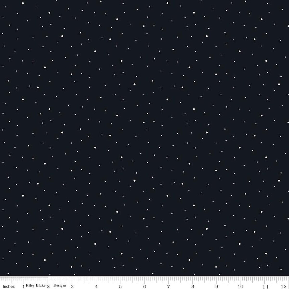 Dapple Dot Licorice C640-LICORICE Riley Blake Half Yard