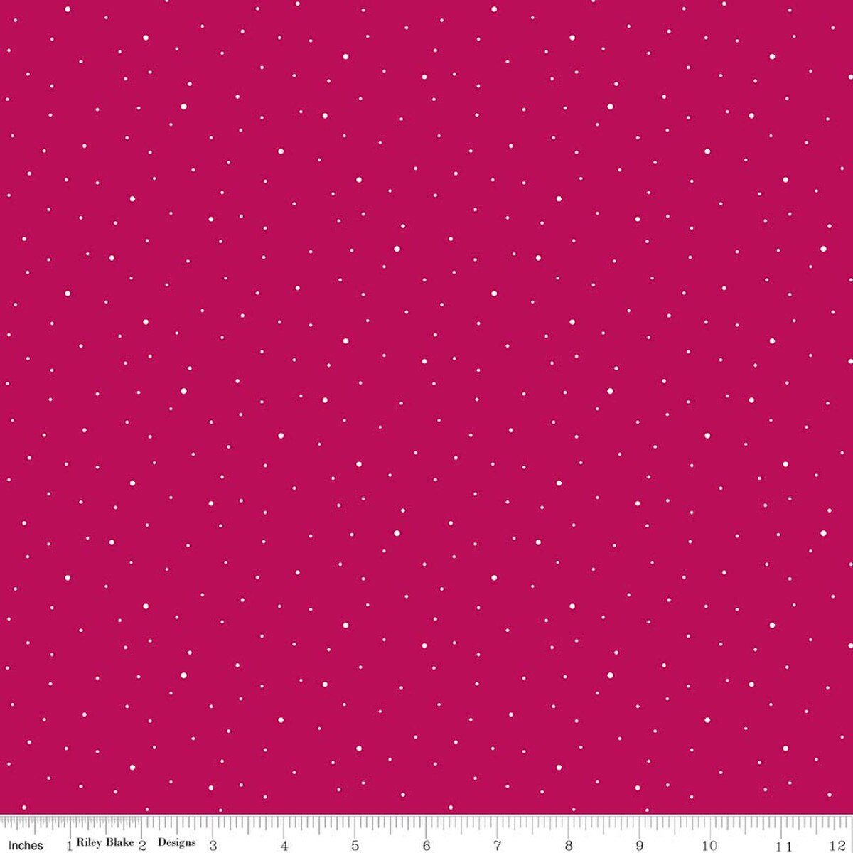 Dapple Dot Magenta C640-MAGENTA Riley Blake Half Yard