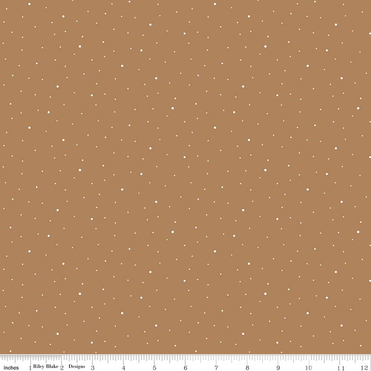 Dapple Dot Maple C640-MAPLE Riley Blake Half Yard