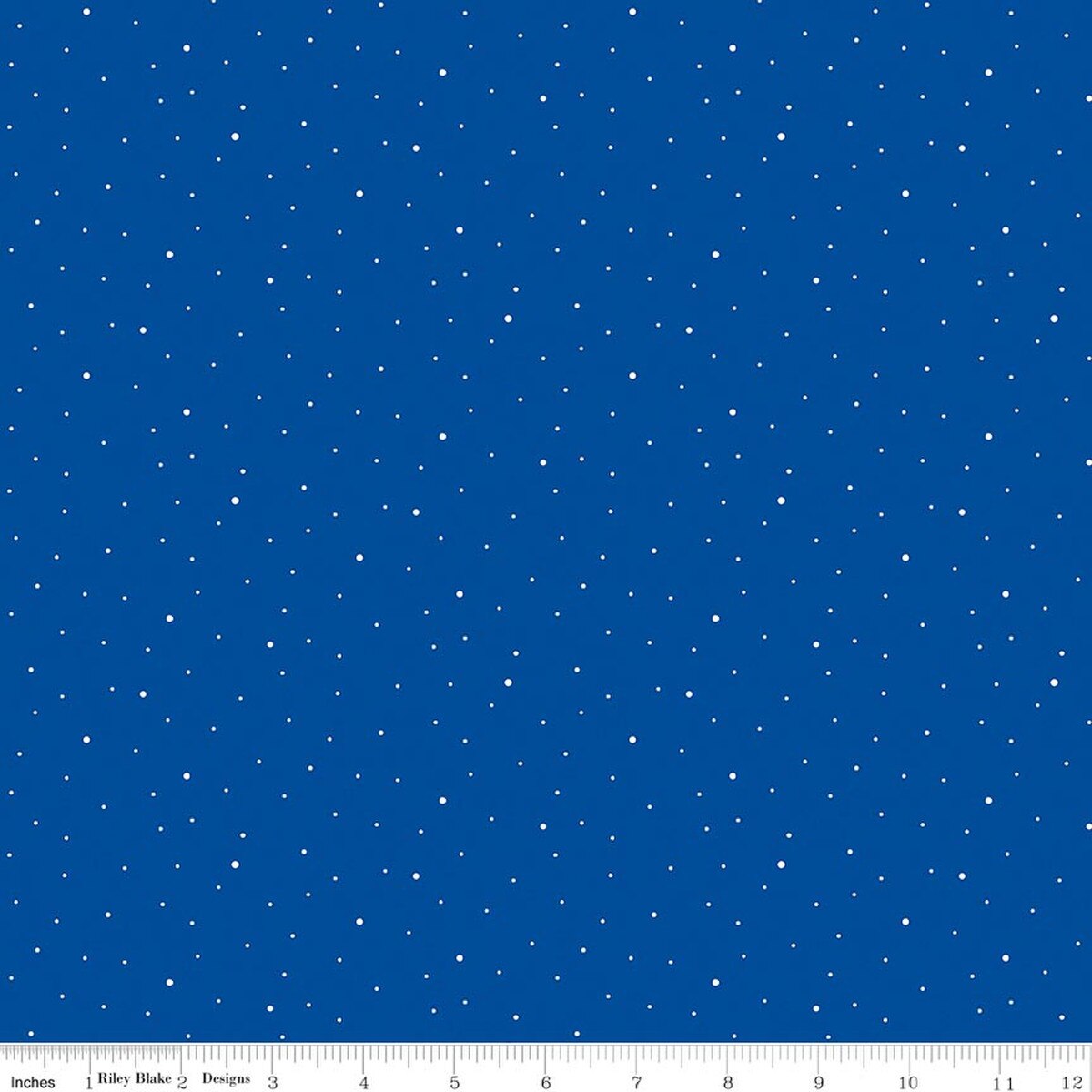 Dapple Dot Royal Blue C640-ROYALBLUE Riley Blake Half Yard