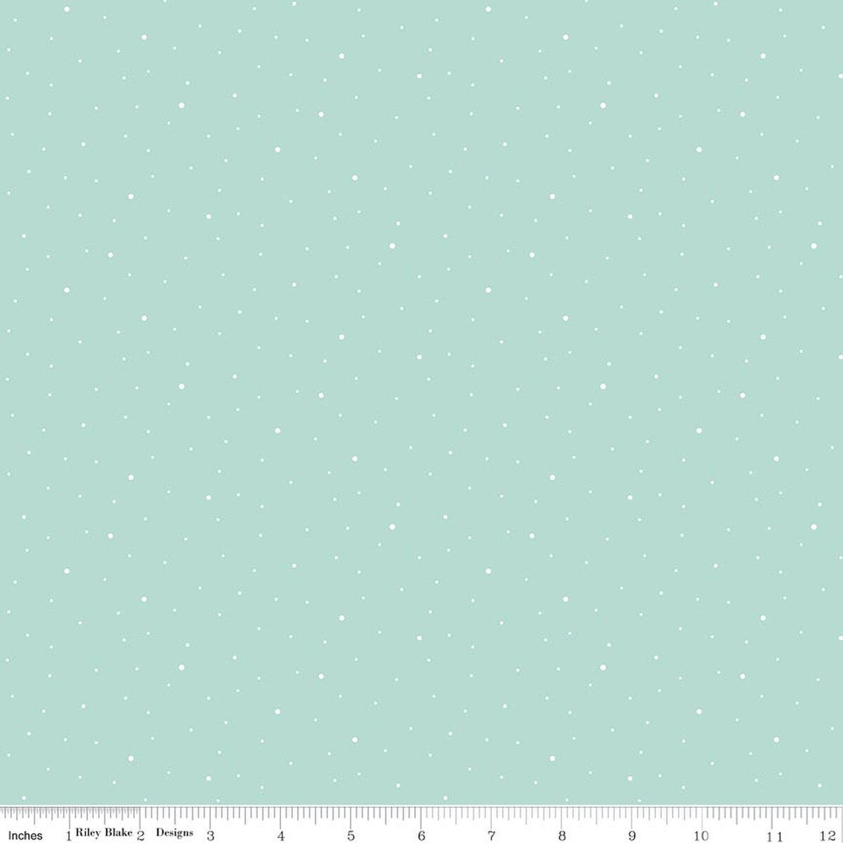 Dapple Dot Songbird C640-SONGBIRD Riley Blake Half Yard