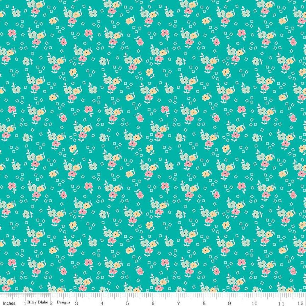 Farm Girl Vintage C7872-VIVID Flower Vivid Riley Blake Half Yard
