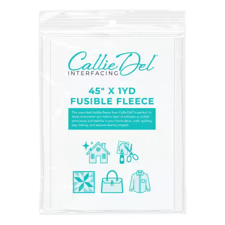 Callie Del Fusible Fleece 1yd Package 45in x 1yd CD102FPKG45