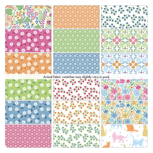 Color it Sunshine CIS10PK 10x10s Cherry Guidry Benartex