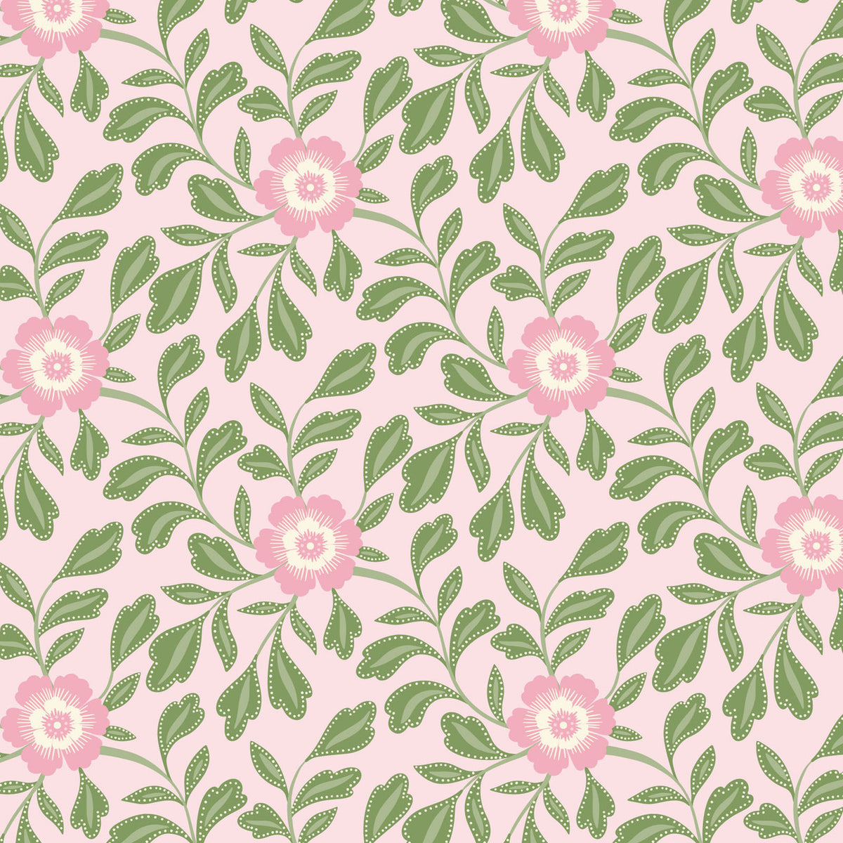 Summer Garden 228344 Garden Whispers Pink House of Haricot Cloud9 Half Yard