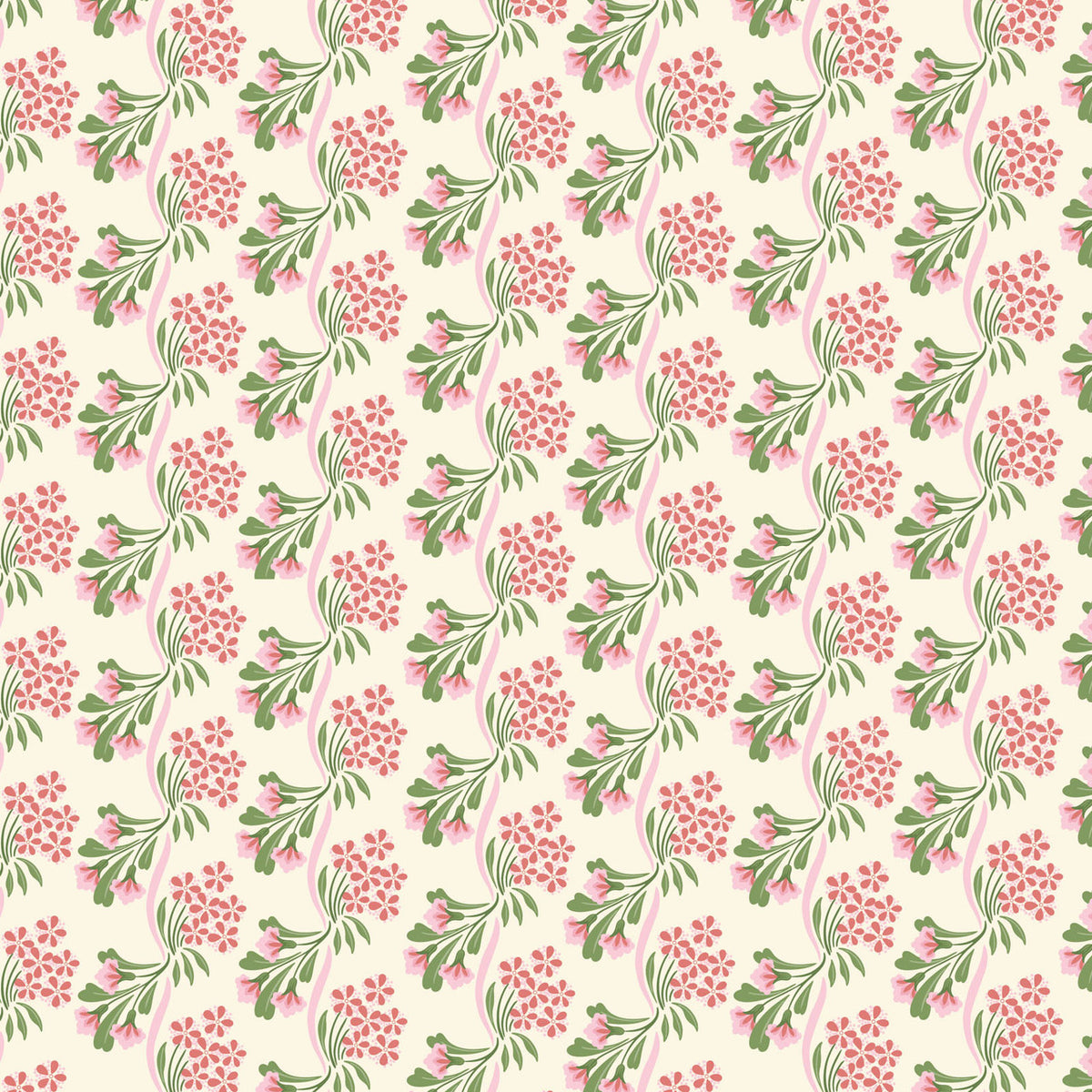 Summer Garden 228356 Heritage Garden Red House of Haricot Cloud9 Half Yard